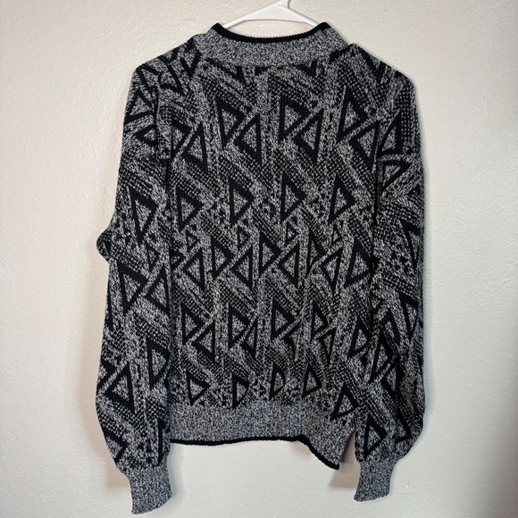 Spettro Casual Clothing Geometric Pattern Sweater Vintage - Picture 4 of 6